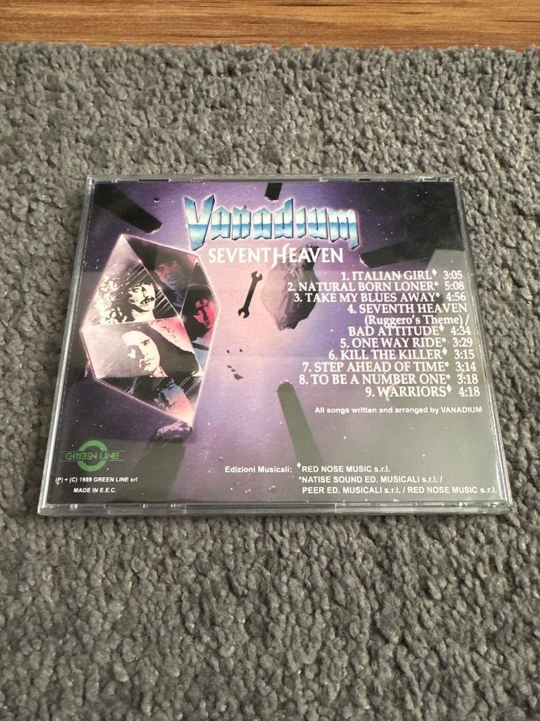 Vanadium Seventheaven CD.1989.