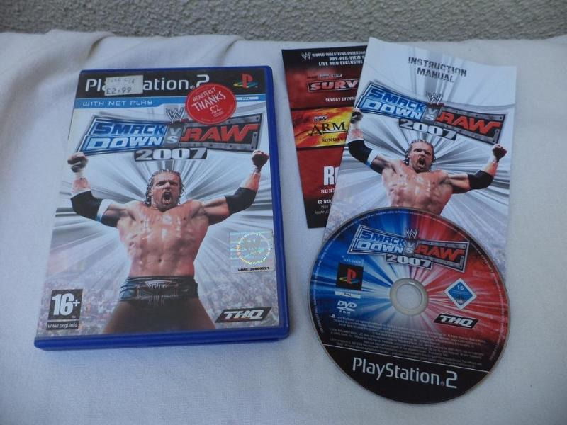 [CAB] Smack Down vs RAW 2007 - PS2 játék (2304)