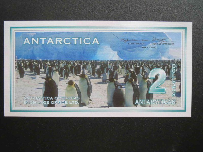 Antarctica 2 dollár UNC USA
