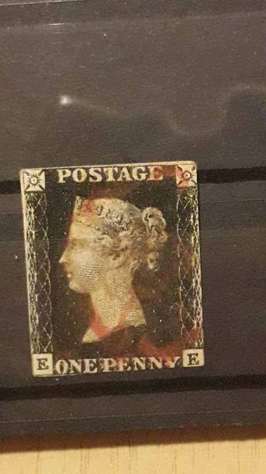 A világ első bélyege 1840. 1d Black Penny
