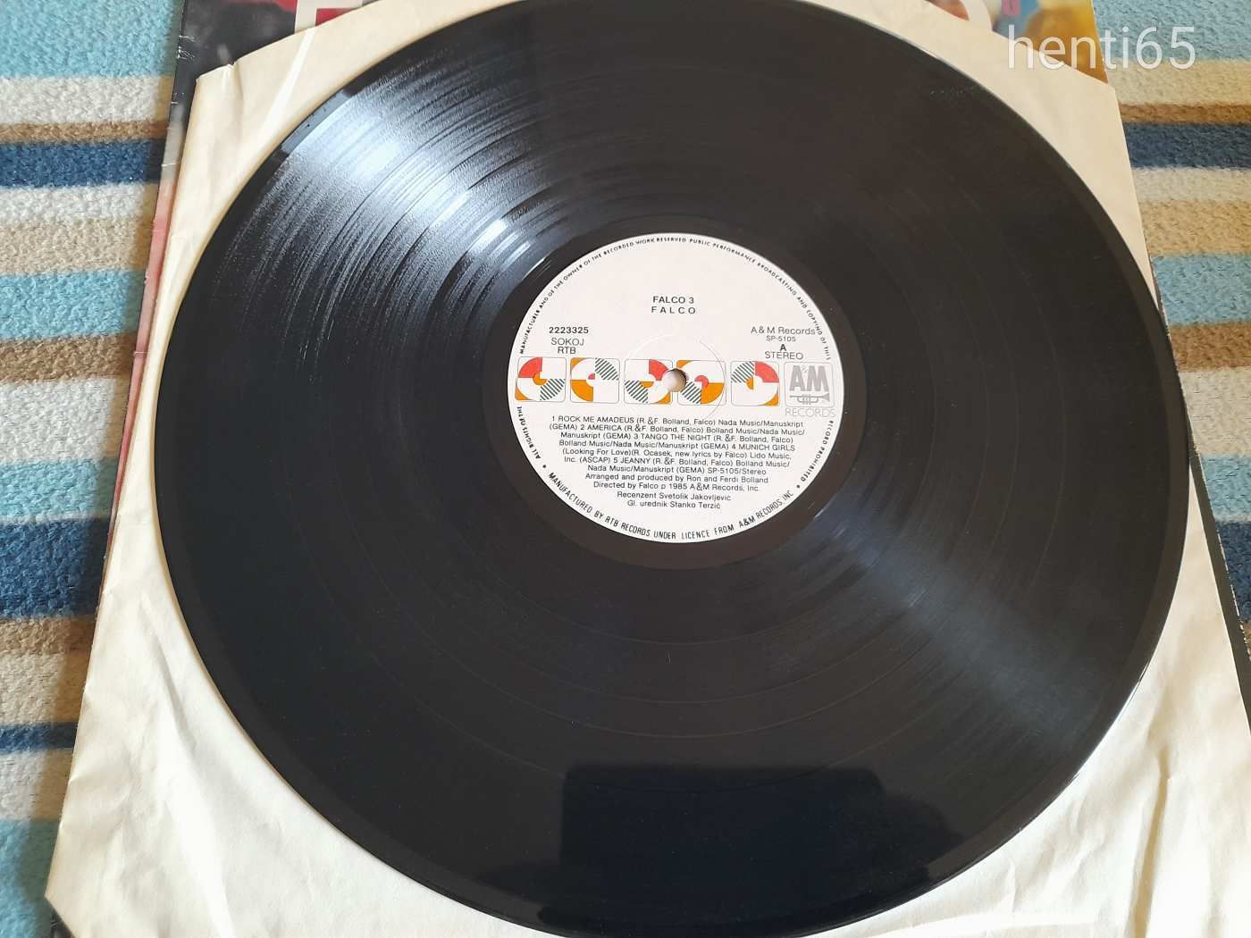 Falco  :  Falco 3.                    LP  !!!
