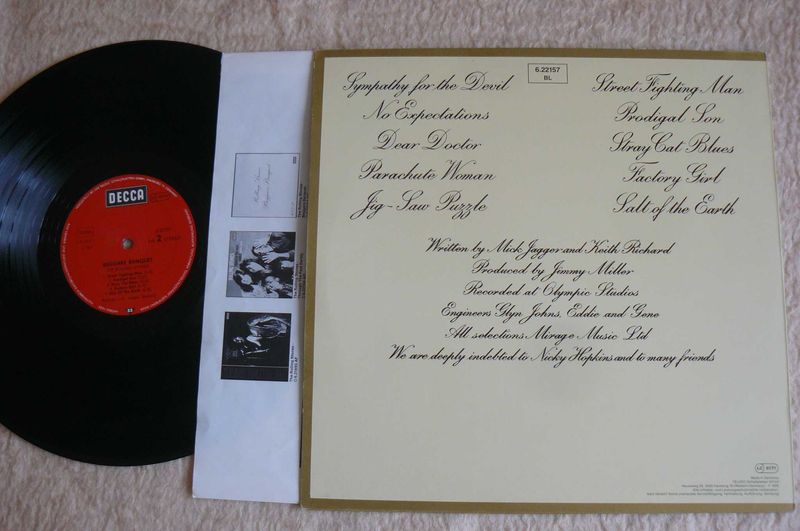 ROLLING STONES - BEGGARS BANQUET   LP