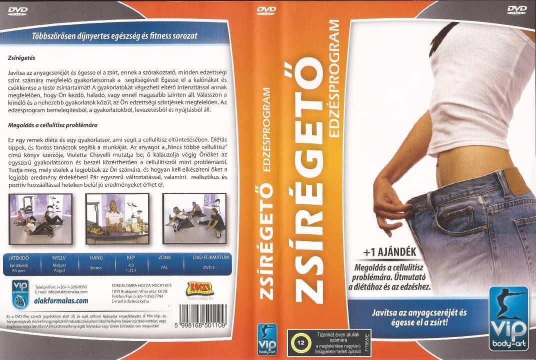 zsírégető edzésprogram ritka DVD bontatlan új