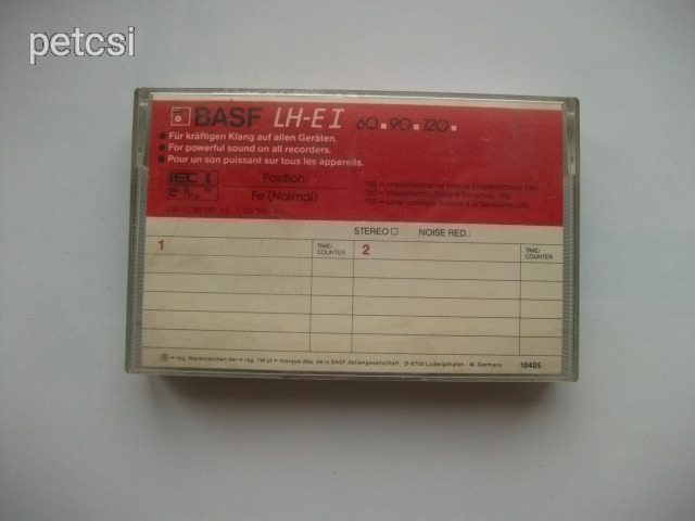 Basf LH-E I 60 kazetta 4.