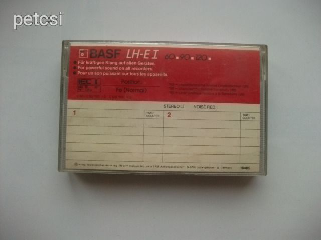 Basf LH-E I 60 kazetta 4.