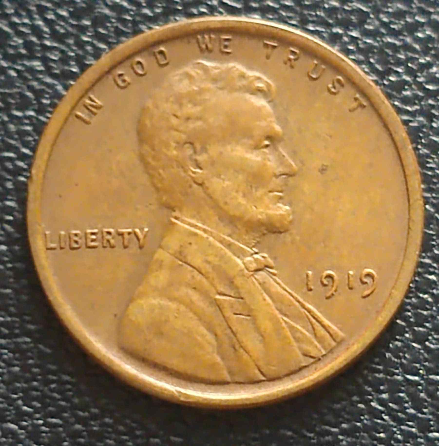 USA 1 cent 1919 !!!
