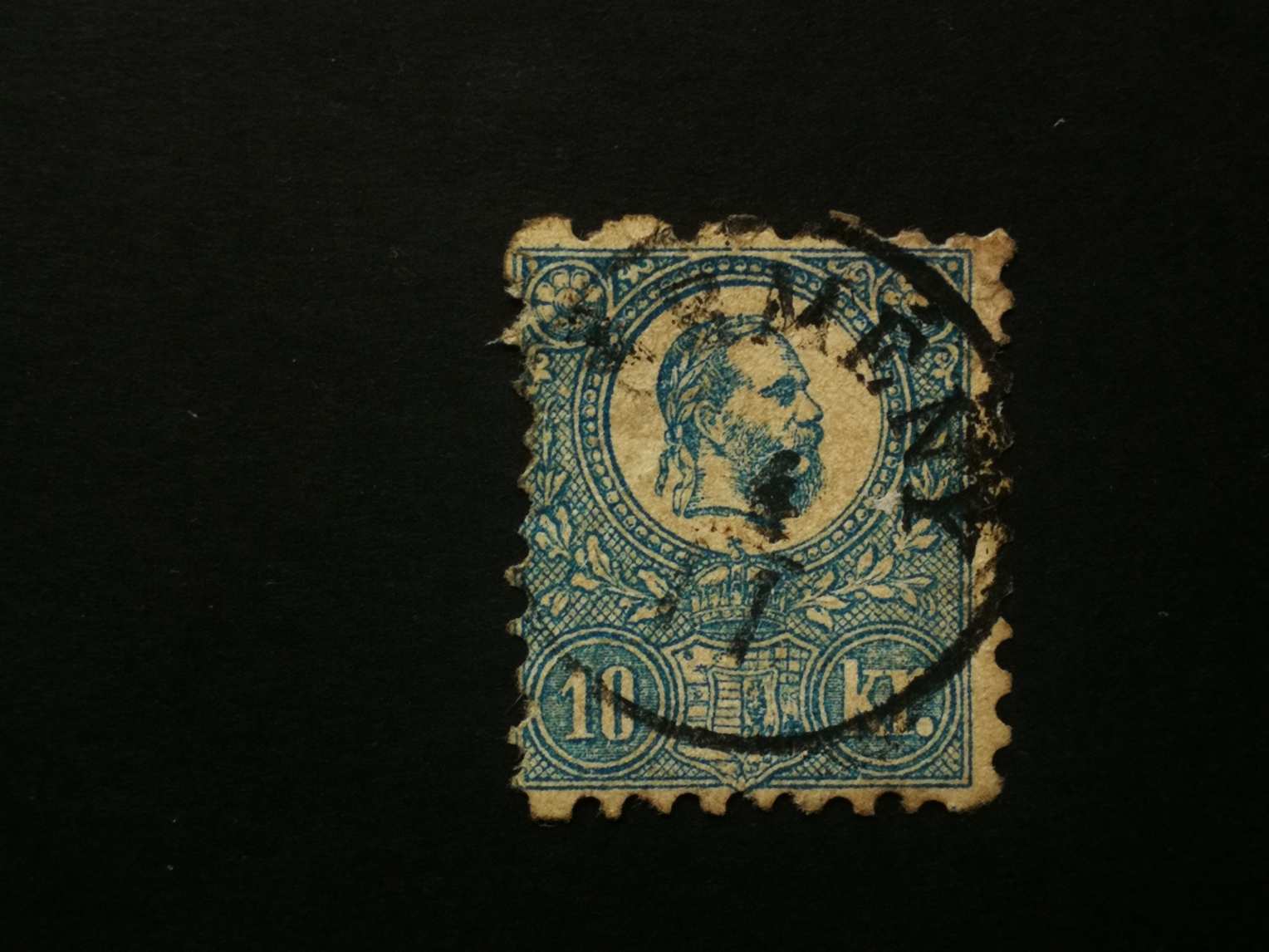 Magyarország 1871 Kőnyomat 10 kr. Ürmény, Gudlin:350, apró elvékonyodás  L