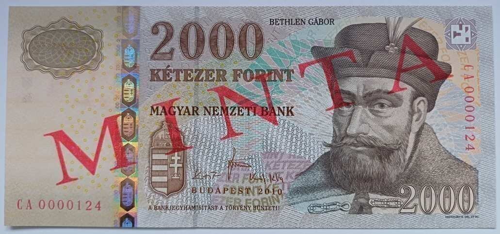 2000 forint 2010 CA Minta UNC