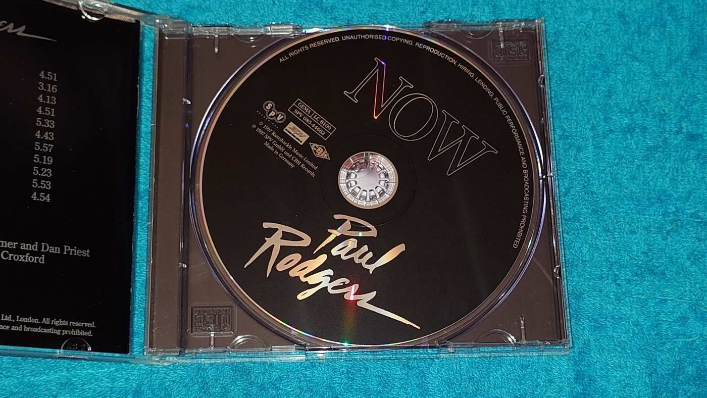 Paul Rodgers &ndash; Now CD