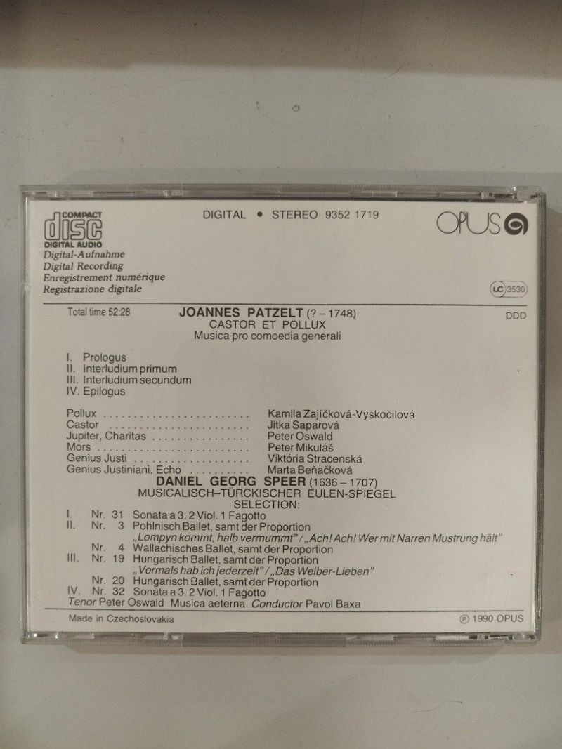 PATZELT / SPEER        CD