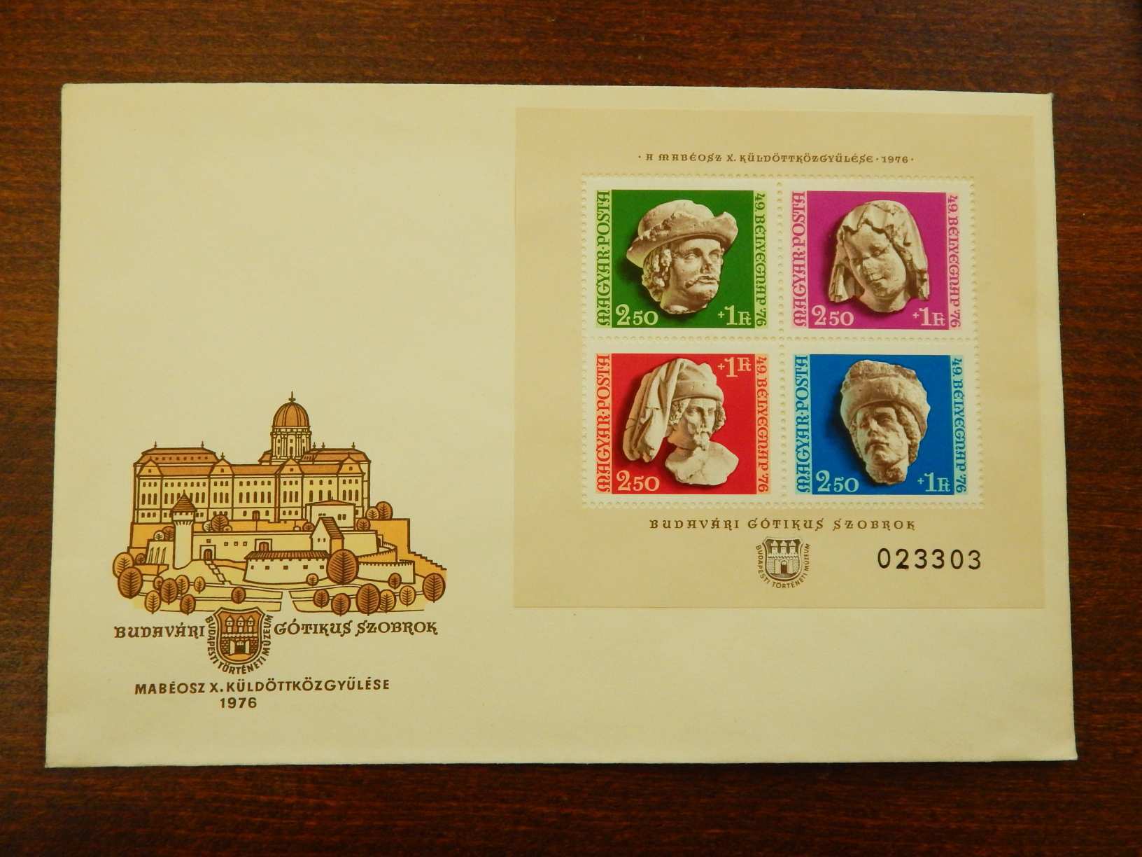 FDC 1976. Bélyegnap (49.) A MABÉOSZ X. küldöttgyűlése / kongresszusa