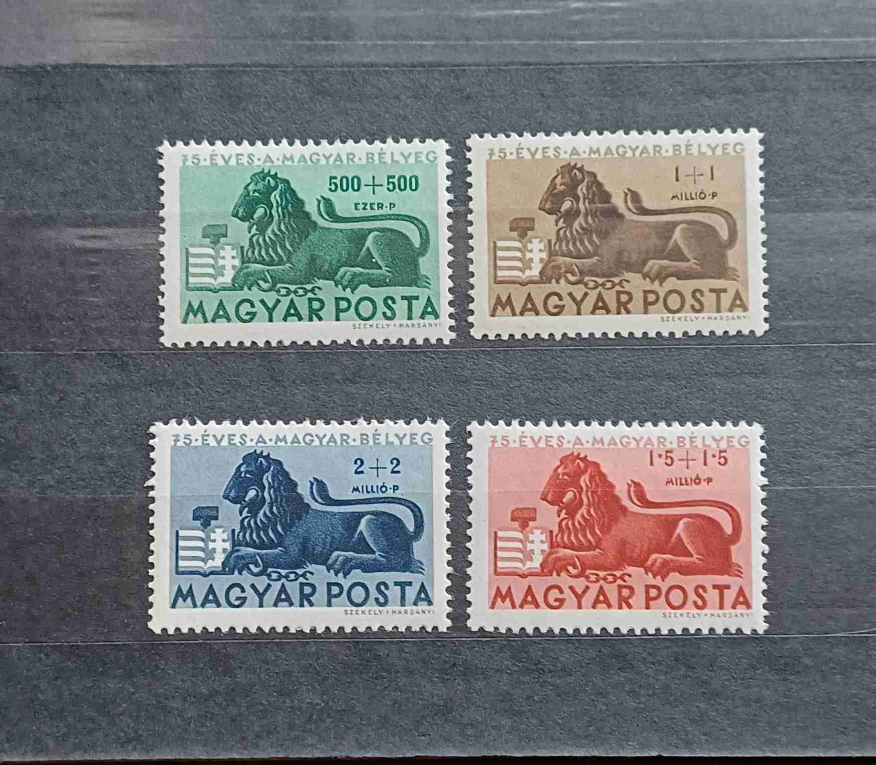 1946. Bélyegjubileum bélyegsor ××