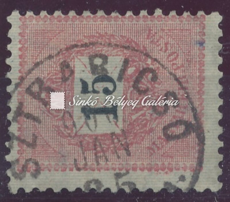 1899 feketeszamu krajcaros 15kr sztrabicso/bereg m