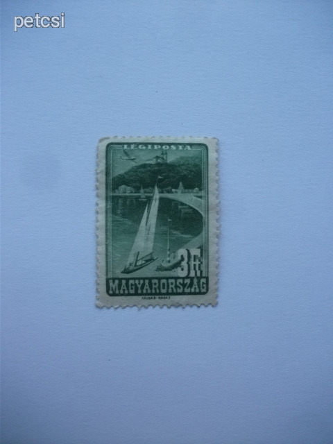 Magyar bélyeg repülő 3 Ft 1947 1 Ft