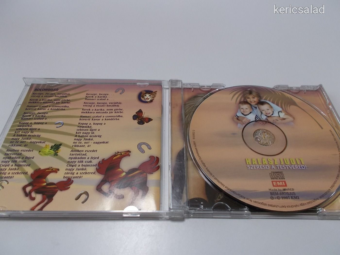 Halász Judit: Szeresd a testvéred! cd 2007
