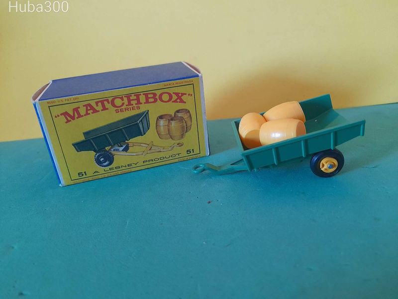 Régi Matchbox Tipping Trailer =8=