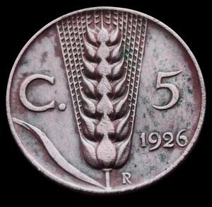 Olaszország 5 centesimi 1926