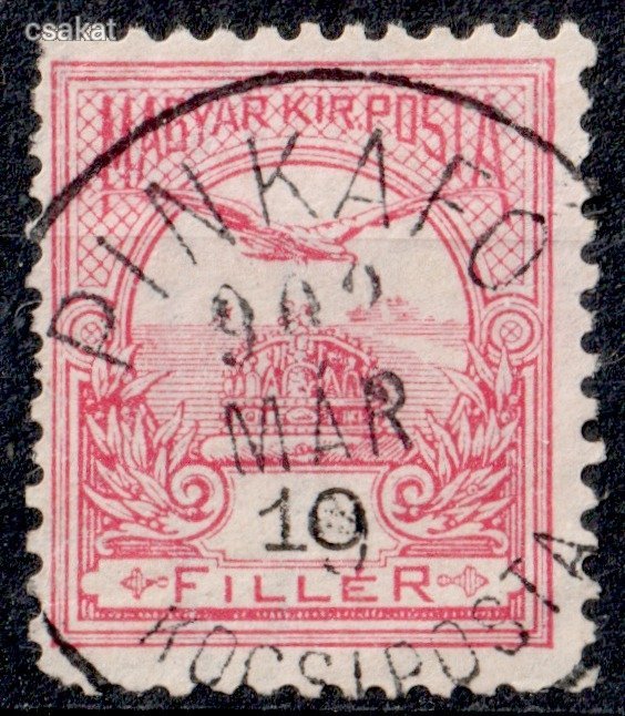 1900 turul PINKAFŐ / KOCSIPOSTA bélyegzés GudlinE3.70 / 60p (d18)