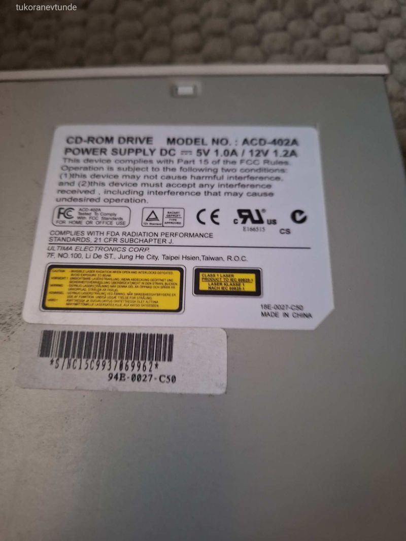 CD-Rom Drive 40x max