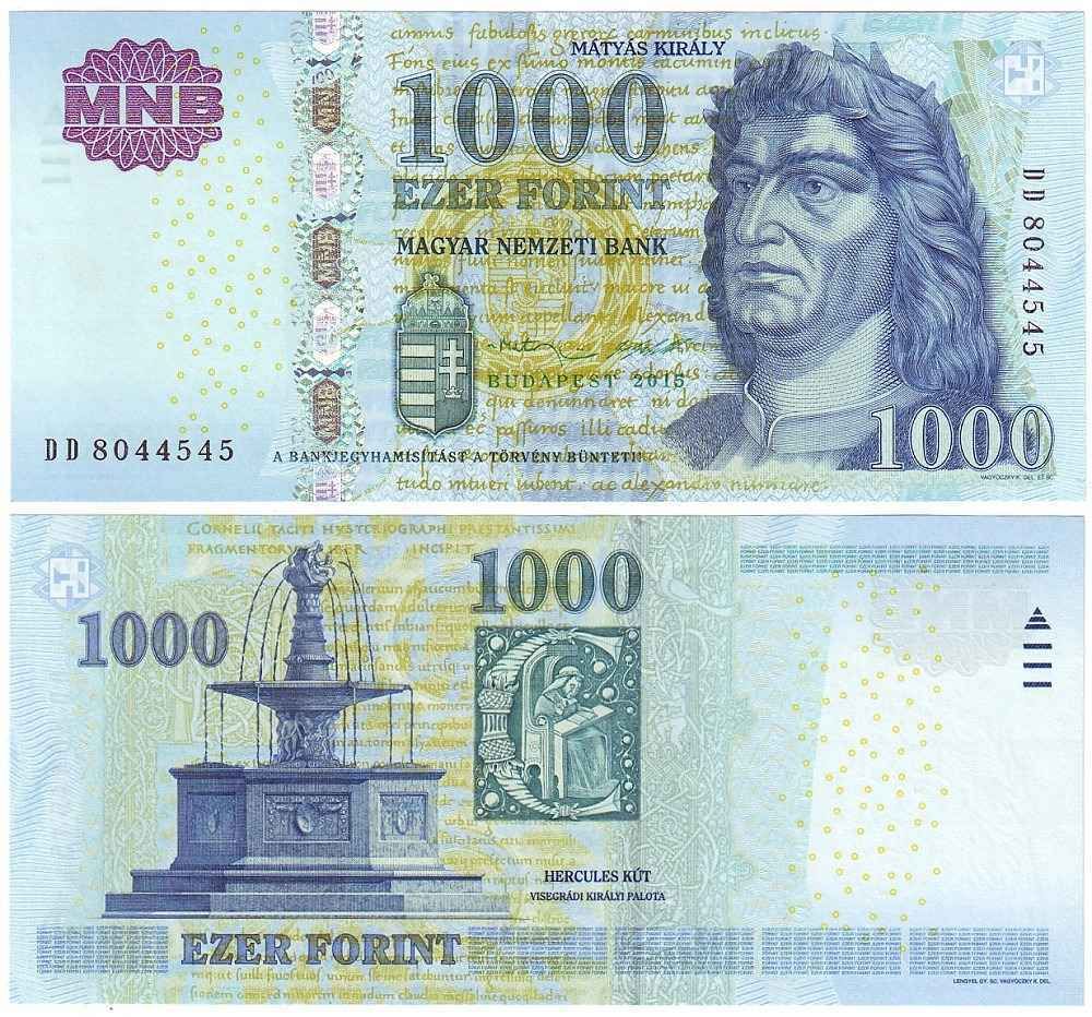 1000 Forint 2015 DD UNC !!!