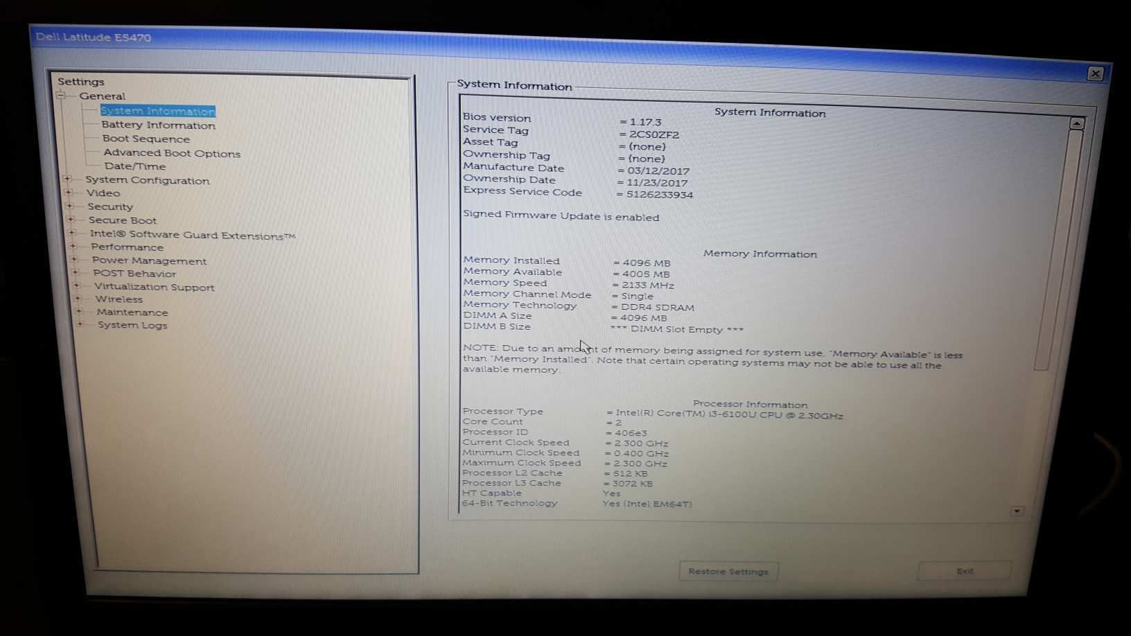 Dell Latitude E5470