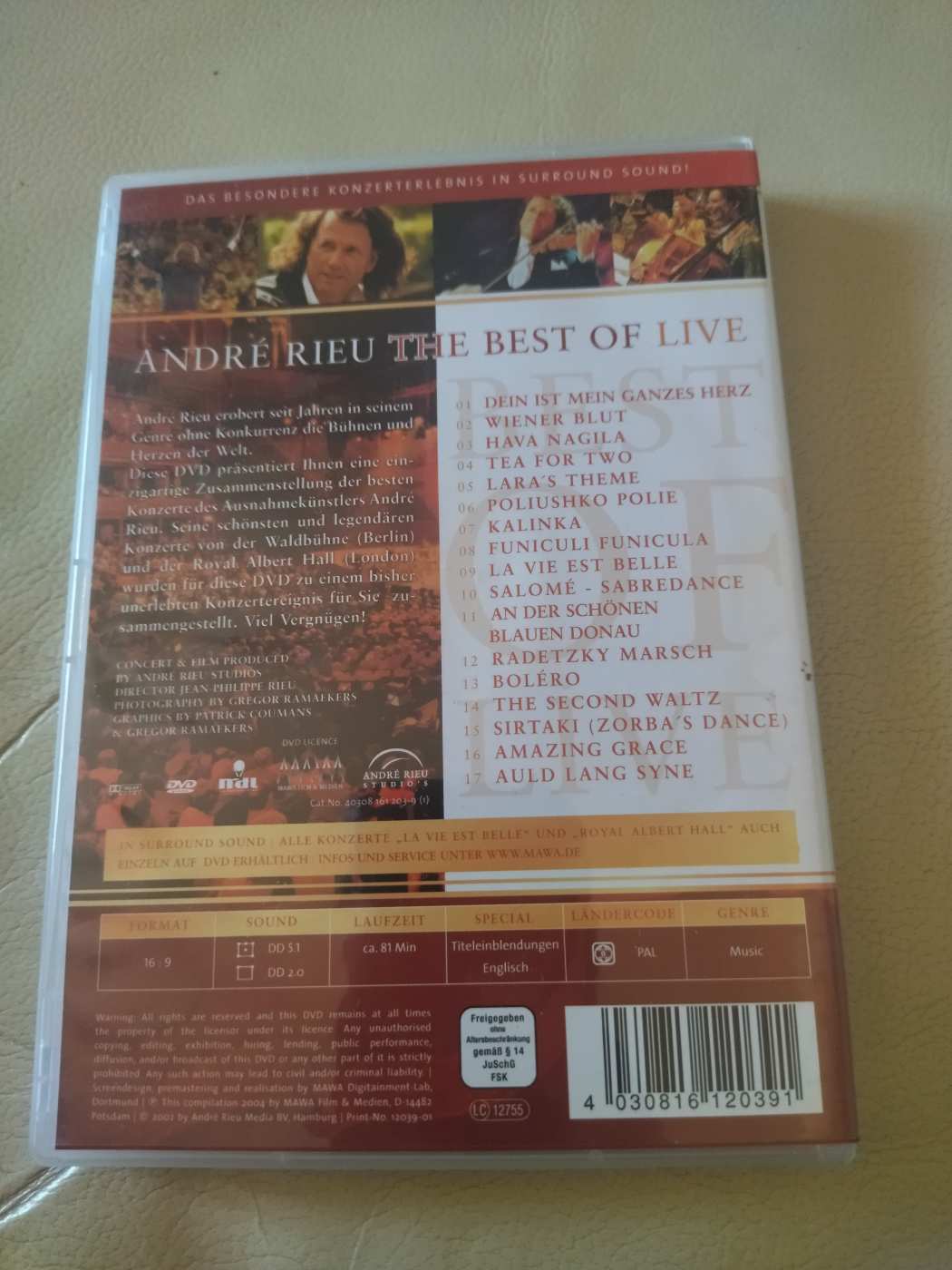 André Rieu The Best Of Live In Concert dvd (meghosszabbítva: 3532812566 ...