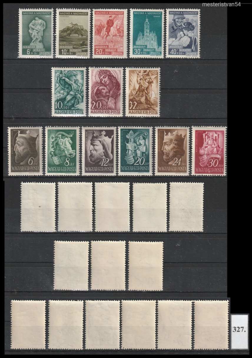 1939 Magyar a Magyarért - 1940 Erdélyért - 1942 Királyok