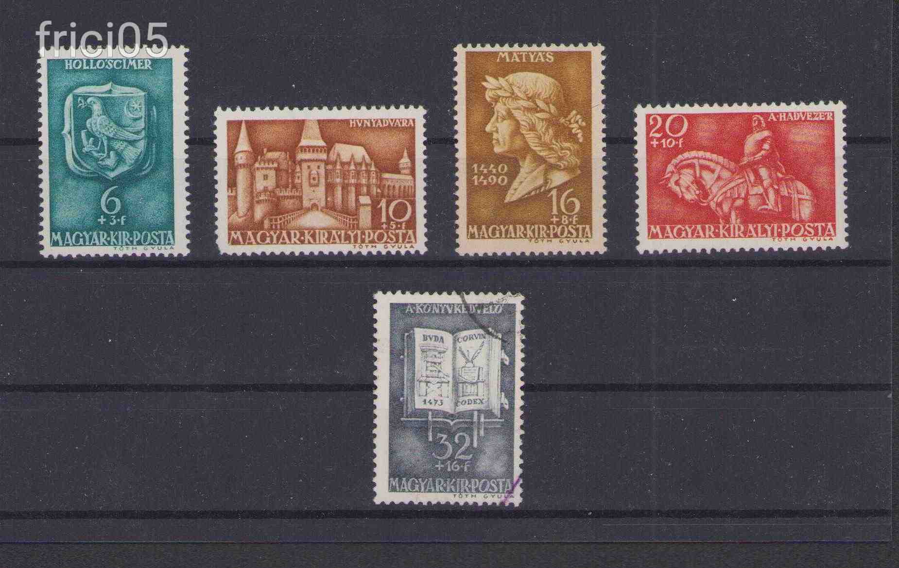 1940 Mátyás Király, vegyes sor