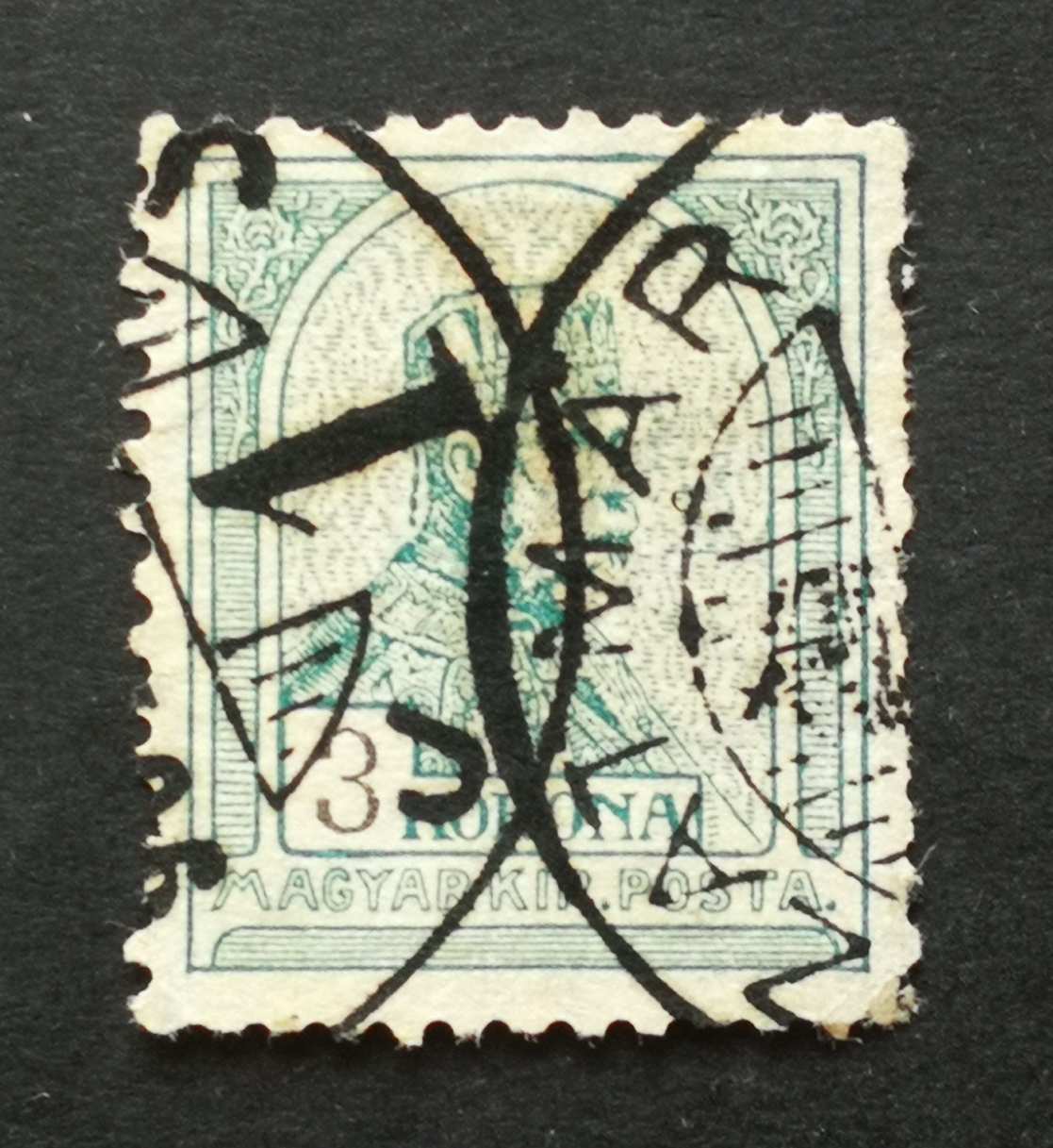 Magyarország 1900 Turul 3 K (S)ZATMÁR H