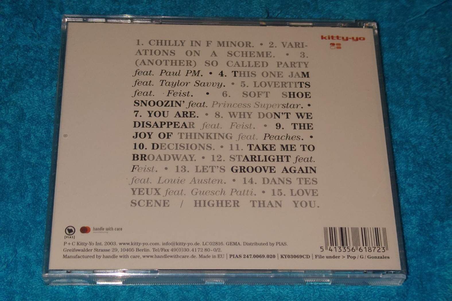 Gonzales &ndash; Z CD /