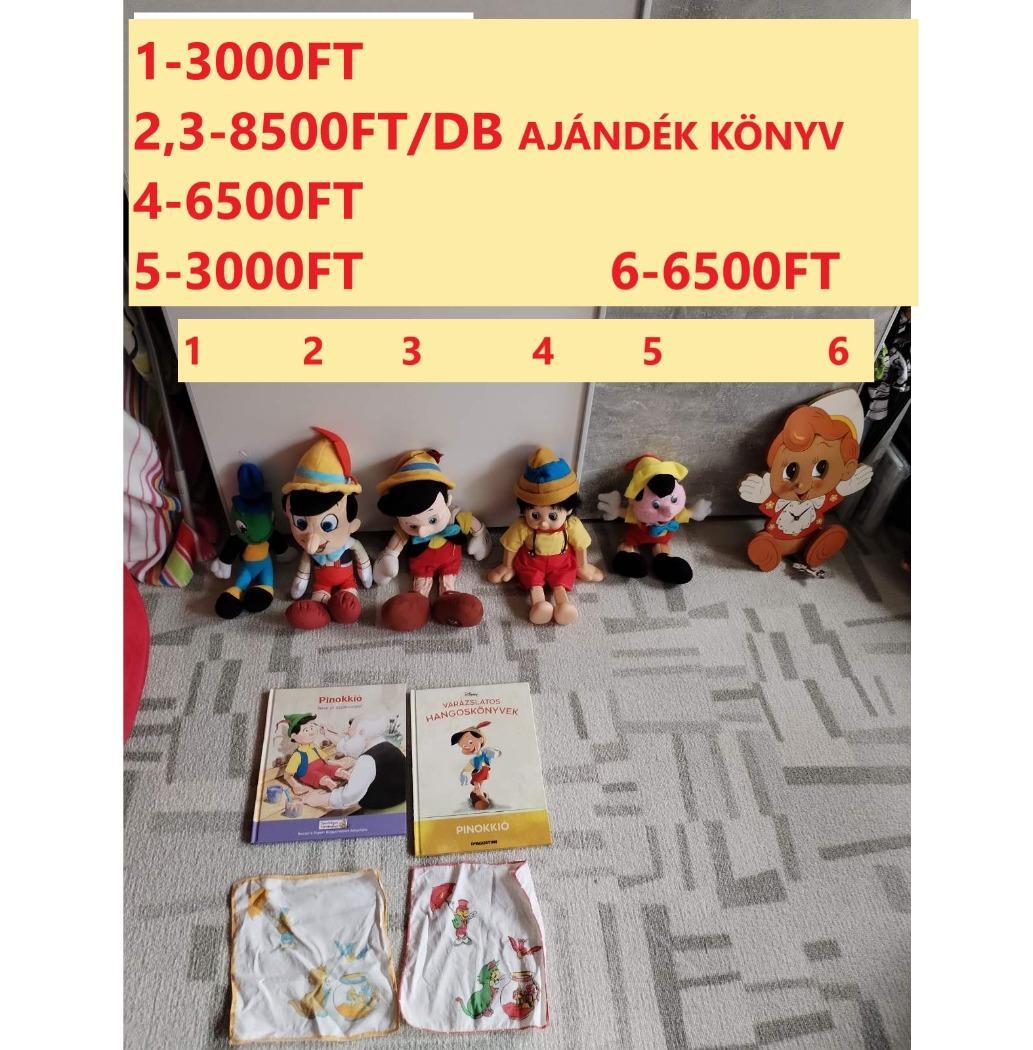 PINOKKIÓ PINOCCHIÓ PLÜSS
