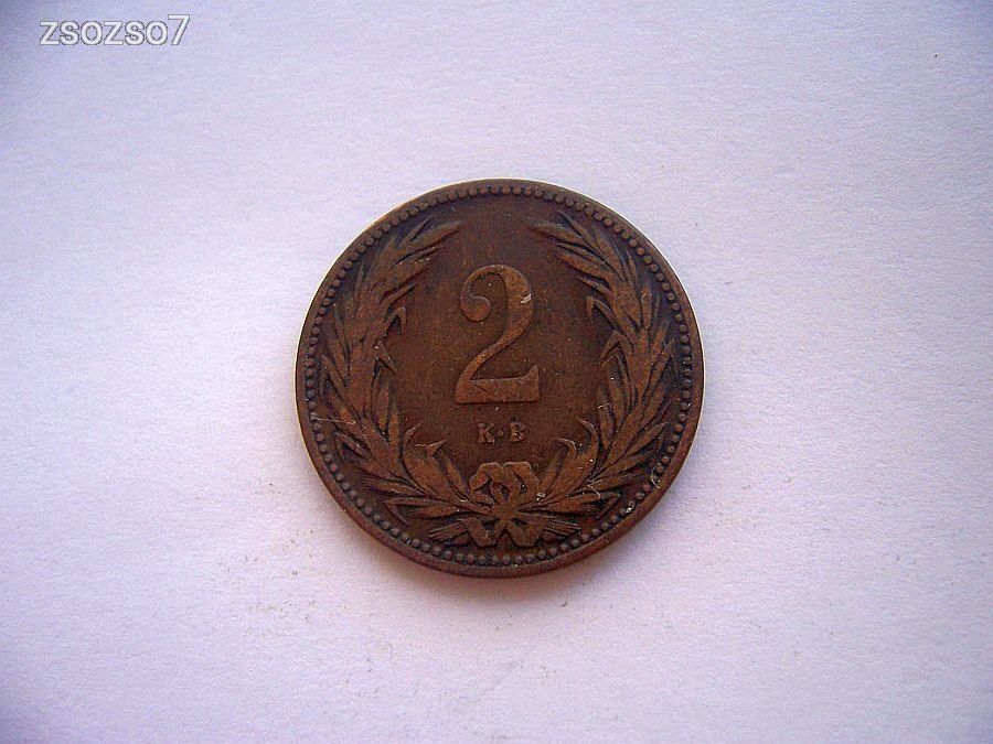 2 Fillér 1902 K.B