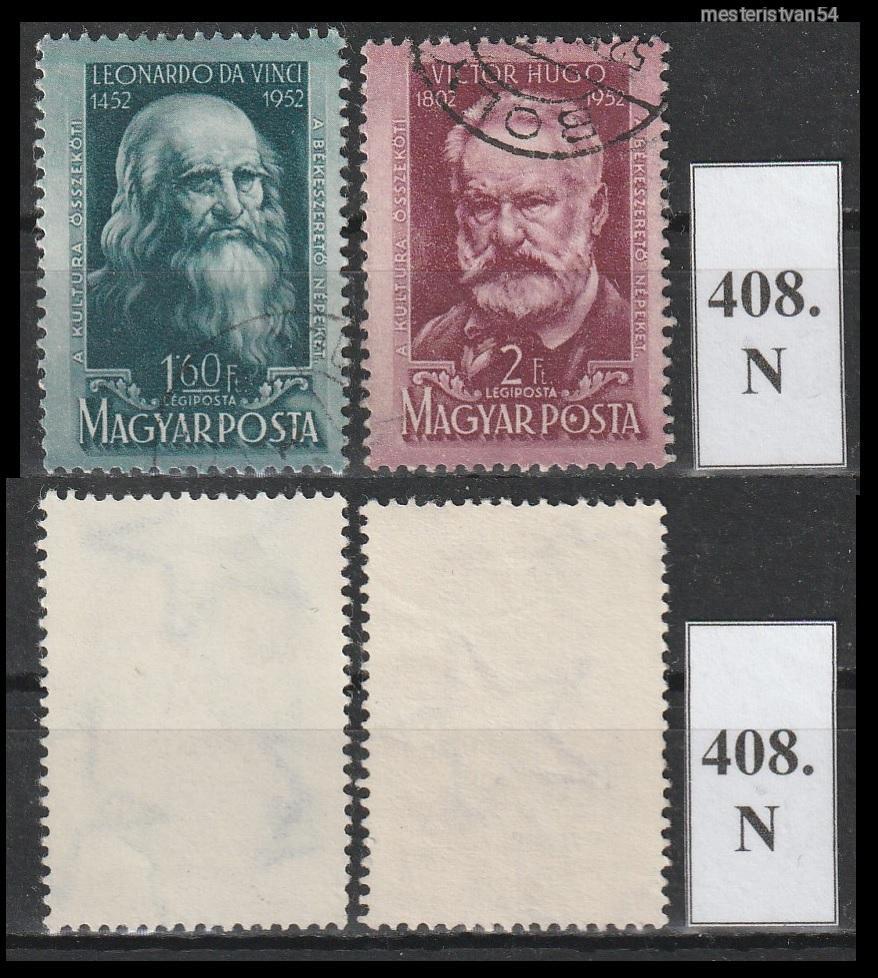 1952.Leonardo da Vinci és Viktor Hugo. N-408