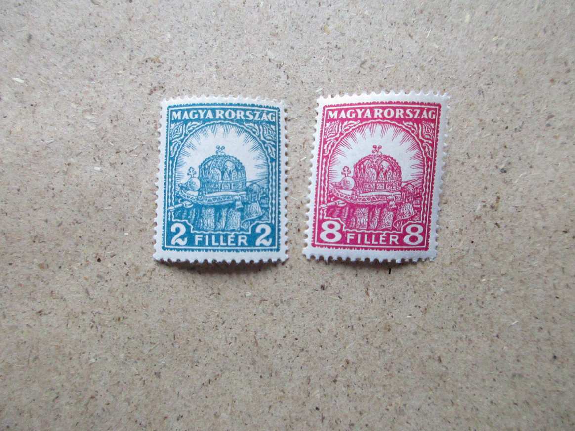 1928 Pengő-fillér II B 2 és 8 filléres