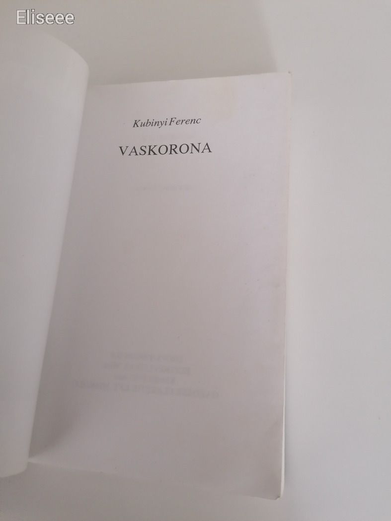 Kubinyi Ferenc: Vaskorona