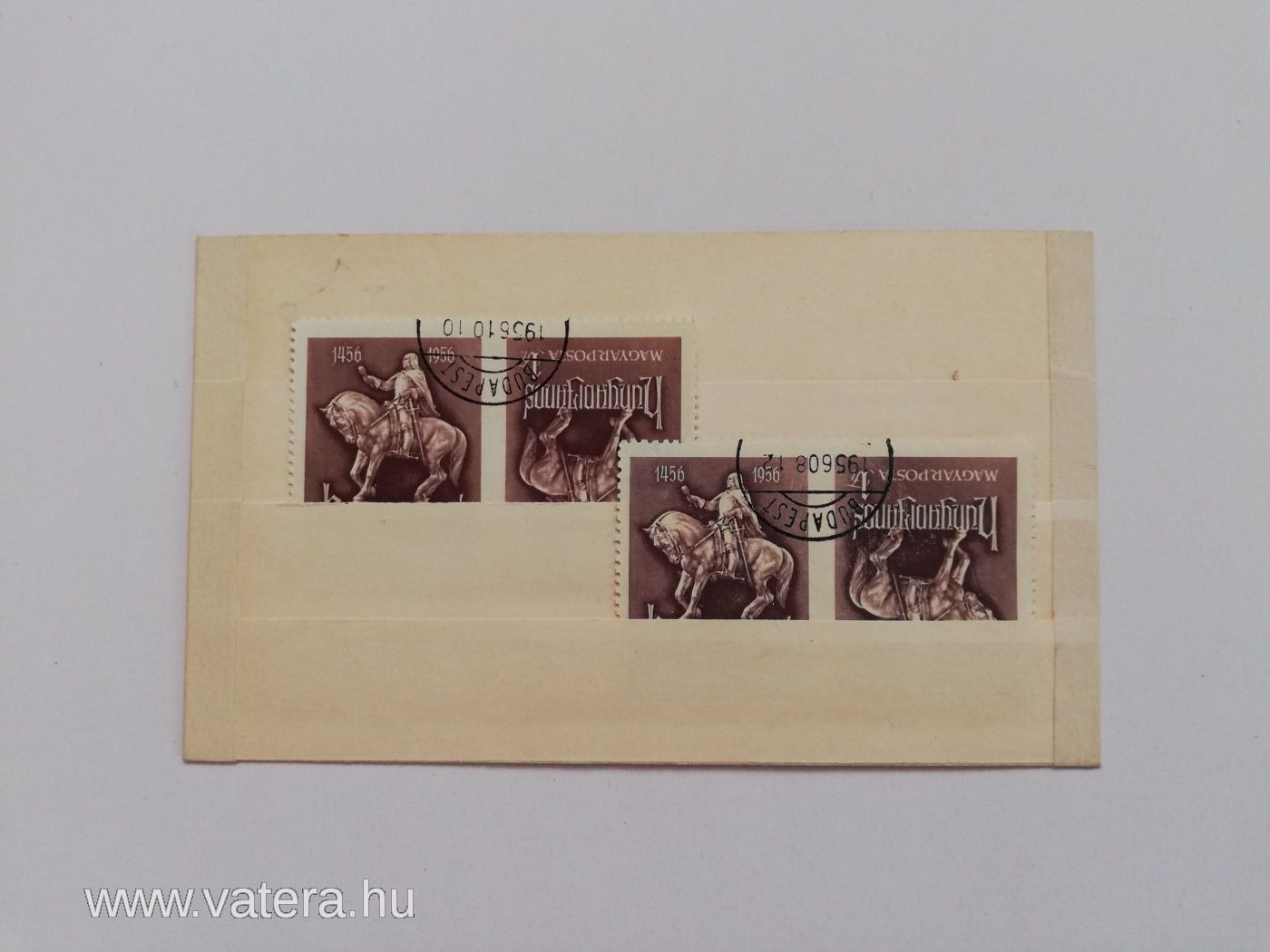 1956. Hunyadi János fordított pár középen vágott