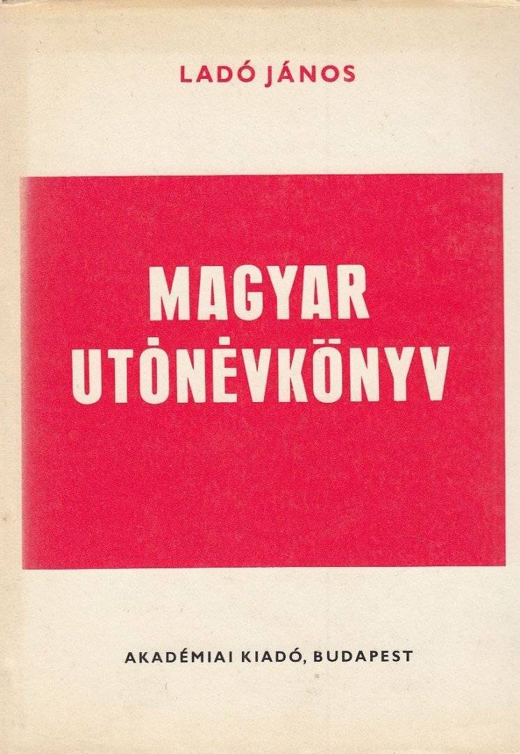 Magyar utónévkönyv