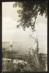Balaton, tájkép vitorlással