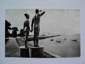 Fonyód,Móló, 1964.