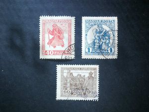 magyarorszag 1920 hadifogoly vegyes pecsetelt d