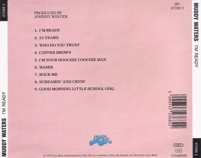 Muddy Waters - I'm Ready CD