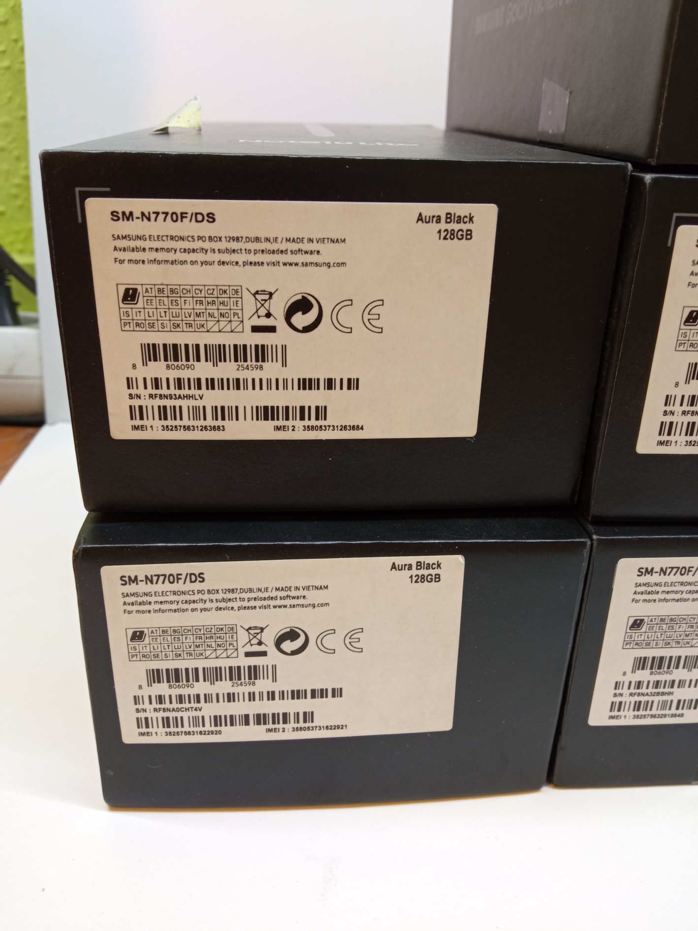 10 db Samsung Galacy Note10 Lite Telefon