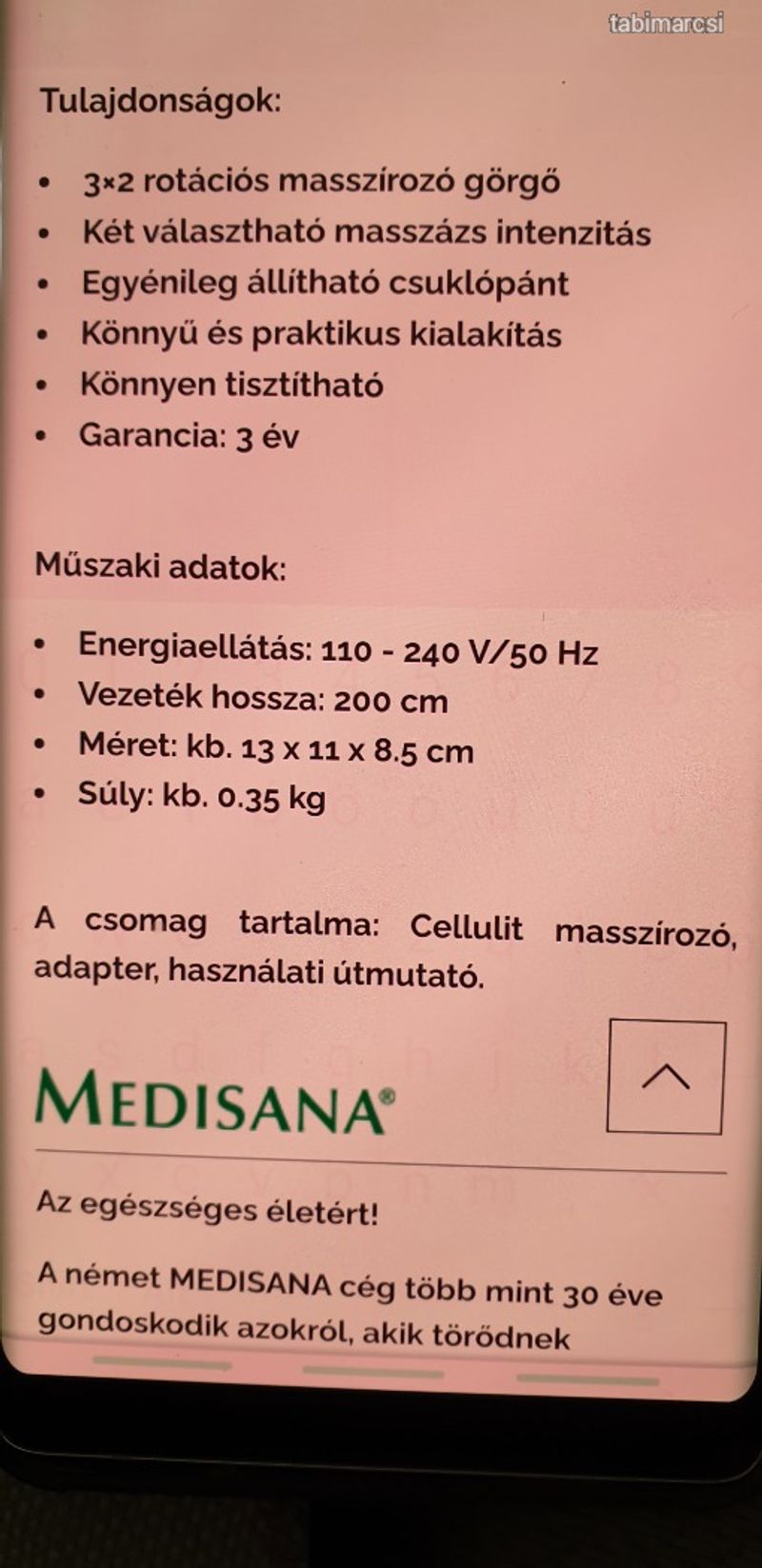 Cellulit és  masszázsgép