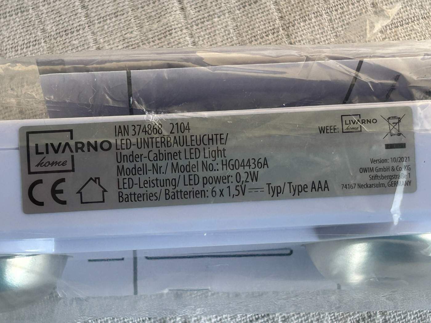 Elemes led lámpa