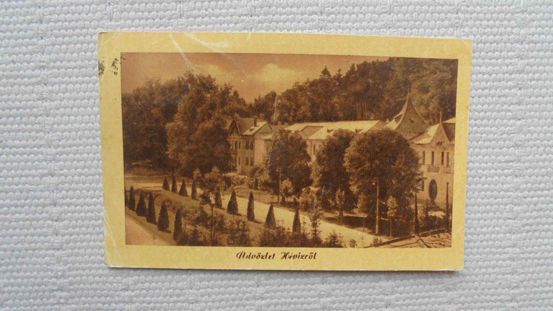 Hévíz.  Üdvözlet