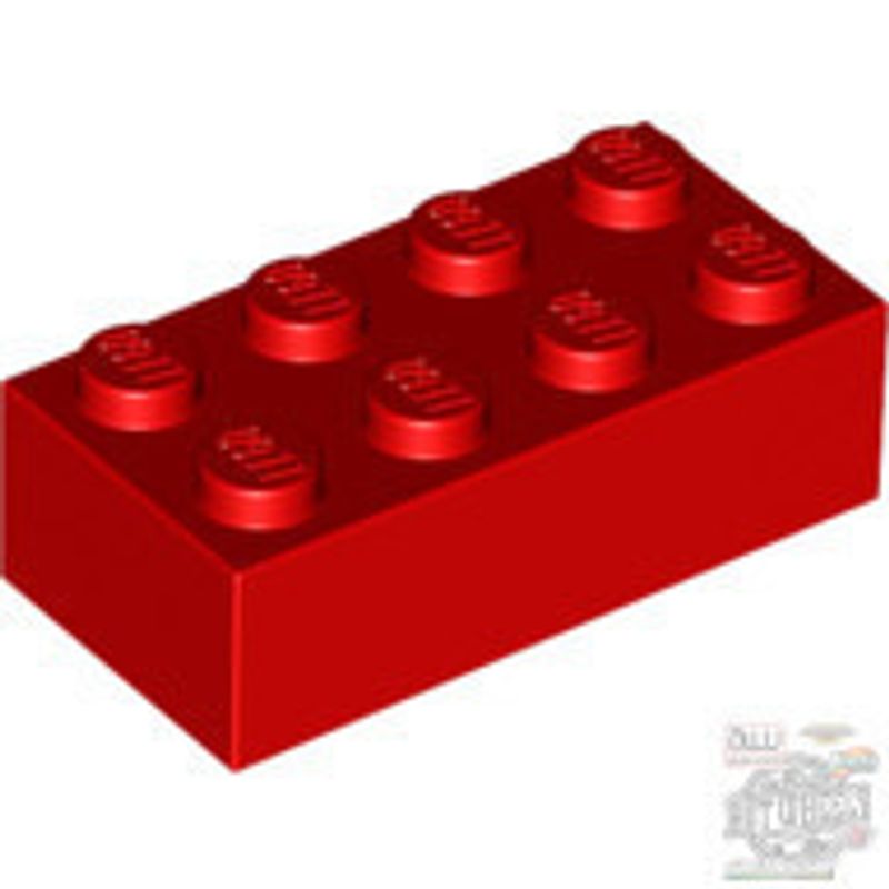 Lego Brick 2 X 4, Red