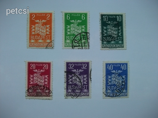 Magyar bélyeg / bélyegsor vásár 1937 1.