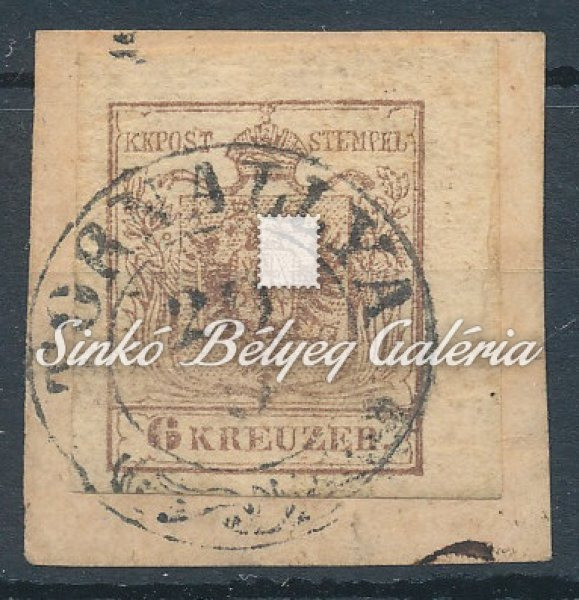 1850. Könyvnyomat, 6kr TORNALLYA