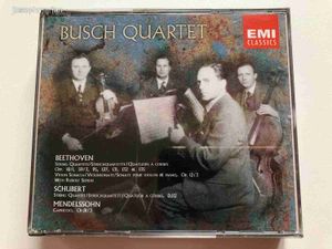Busch Quartet - Beethoven: String Quartets / EMI Classics 4x Audio CD 1994 Mono