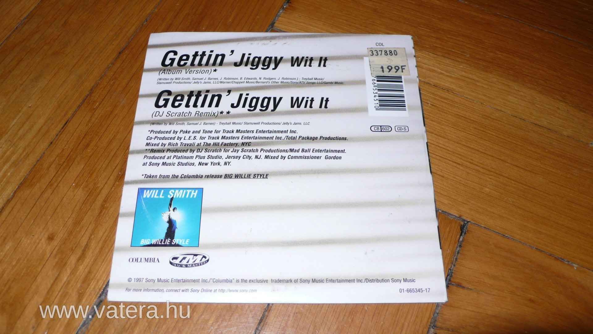 Will Smith Gettin' Jiggy Wit it maxi cd